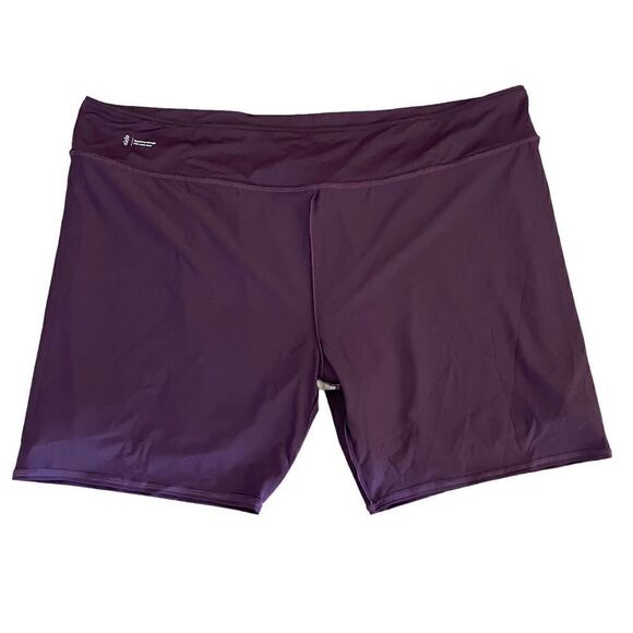 zuda Blackberry Bermuda Swim Skort Women SZ 4X #1260 - Picture 5 of 13